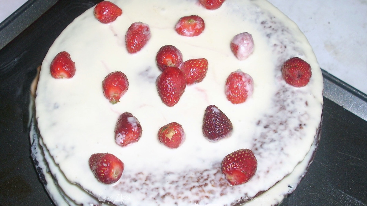 Торт "Клубничка"