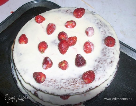 Торт "Клубничка" Торт "Клубничка"