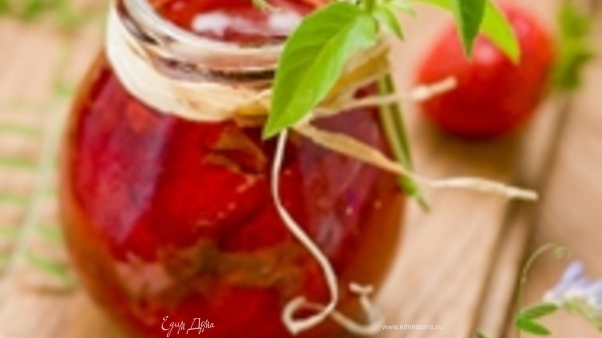 Клубничное варенье с базиликом и мятой
