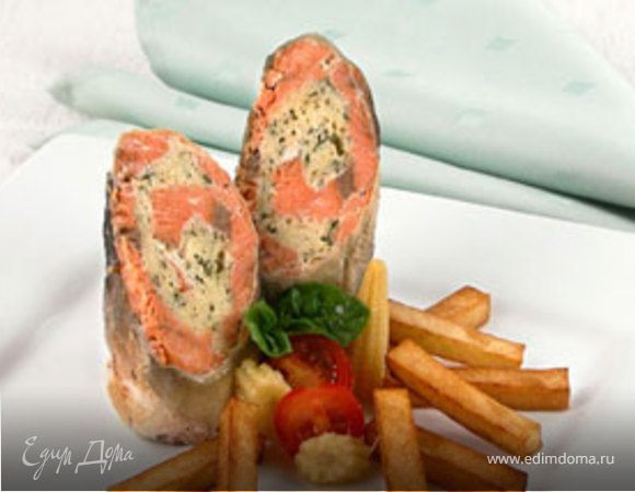 Рулет из лосося с травами Рулет из лосося с травами