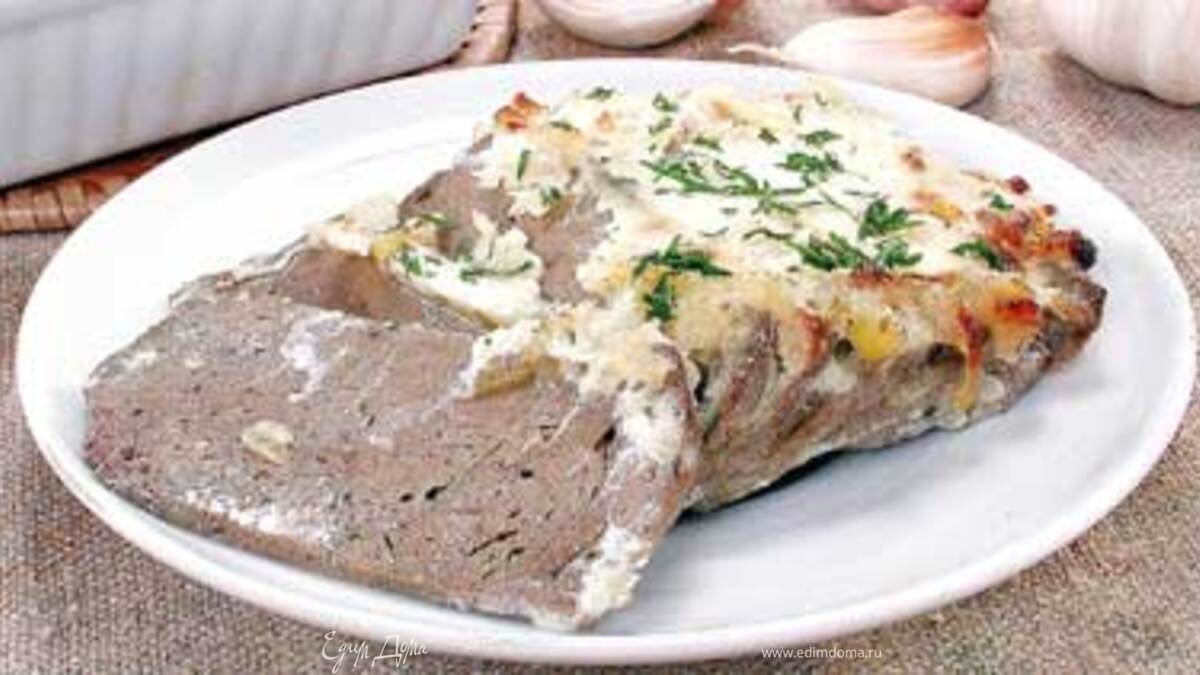 Свиная печень по-украински