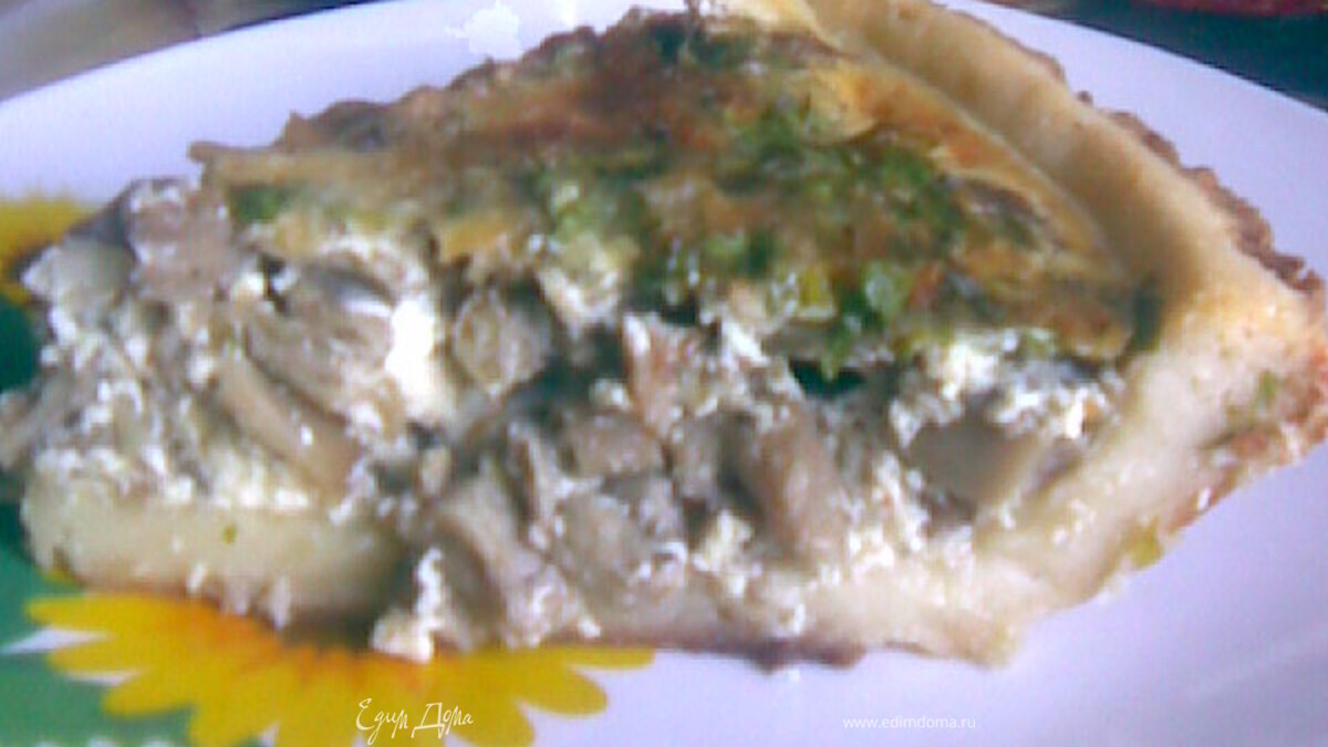 Квише из грибов