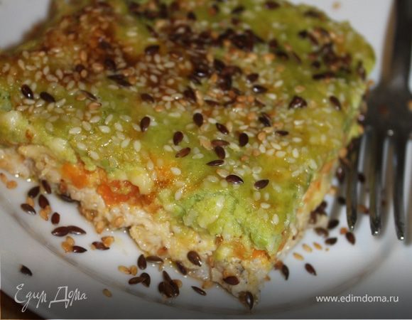 Куриная запеканка "Светофорная" Куриная запеканка "Светофорная"