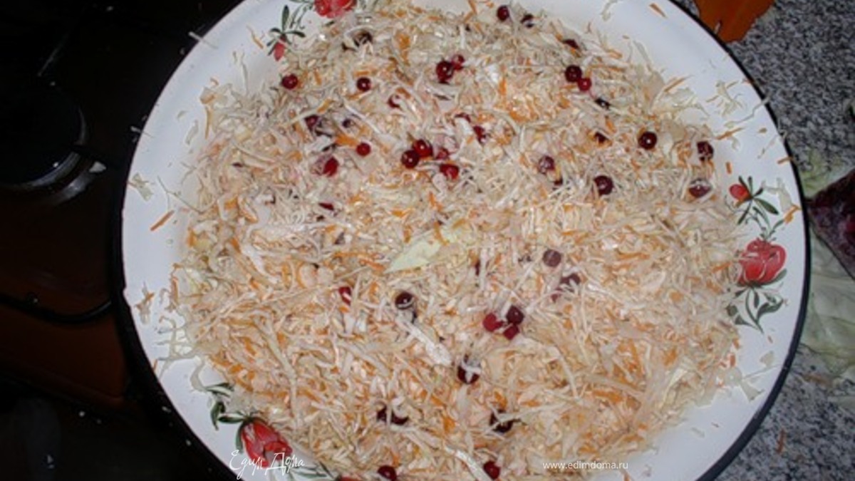 Салат с рисом и лососем