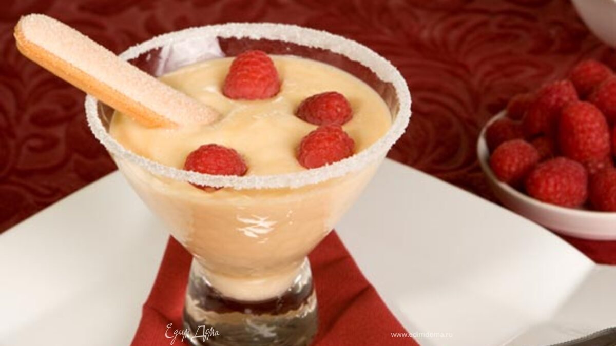 Банановое семифреддо с забайоне