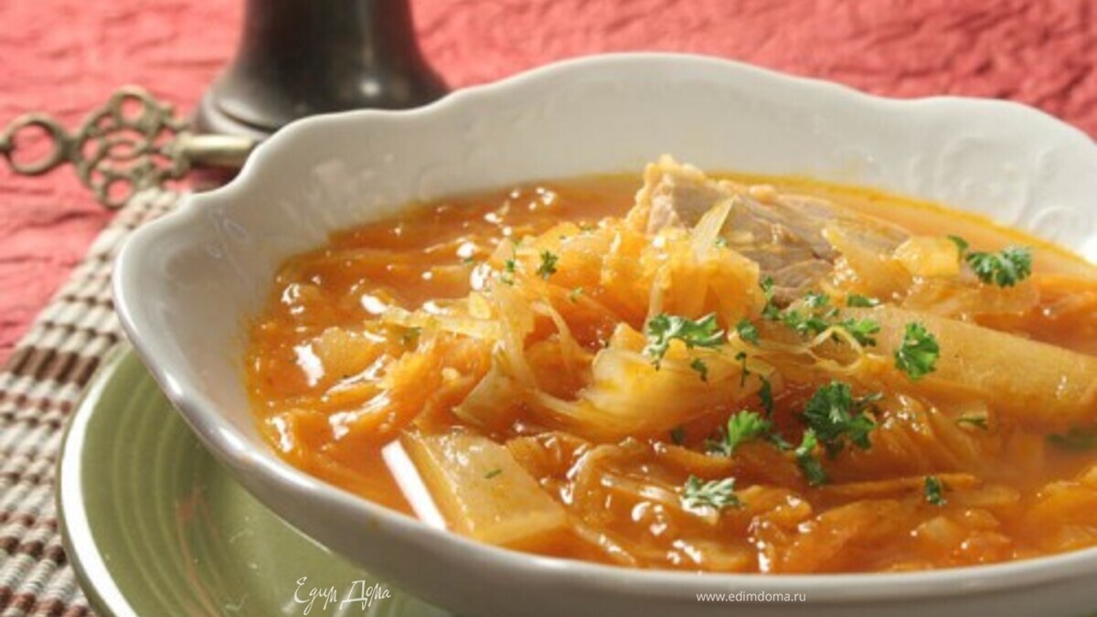 Щи из квашеной капусты