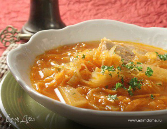 Щи из квашеной капусты