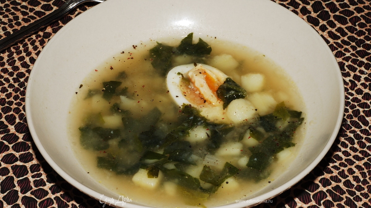 "Простосуп" из шпината