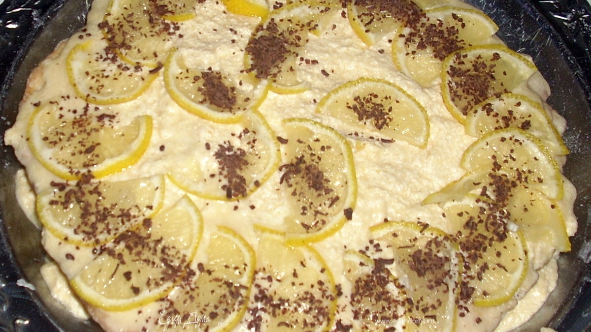 Торт слоеный цитрусовый