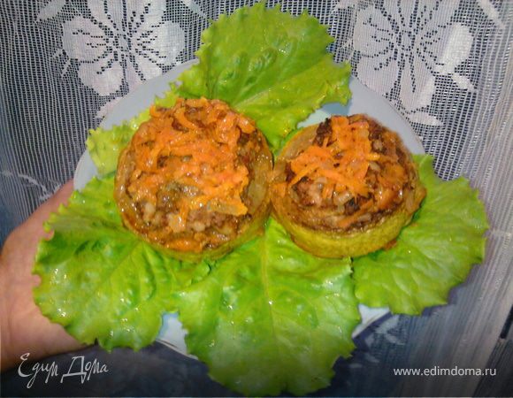 Фаршированные кабачки Фаршированные кабачки