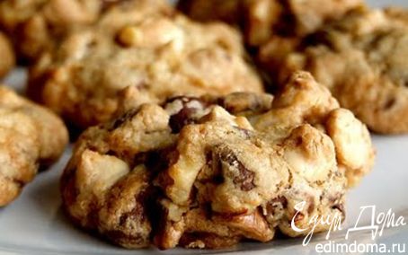 Рецепт Печенье с орешками и шоколадом