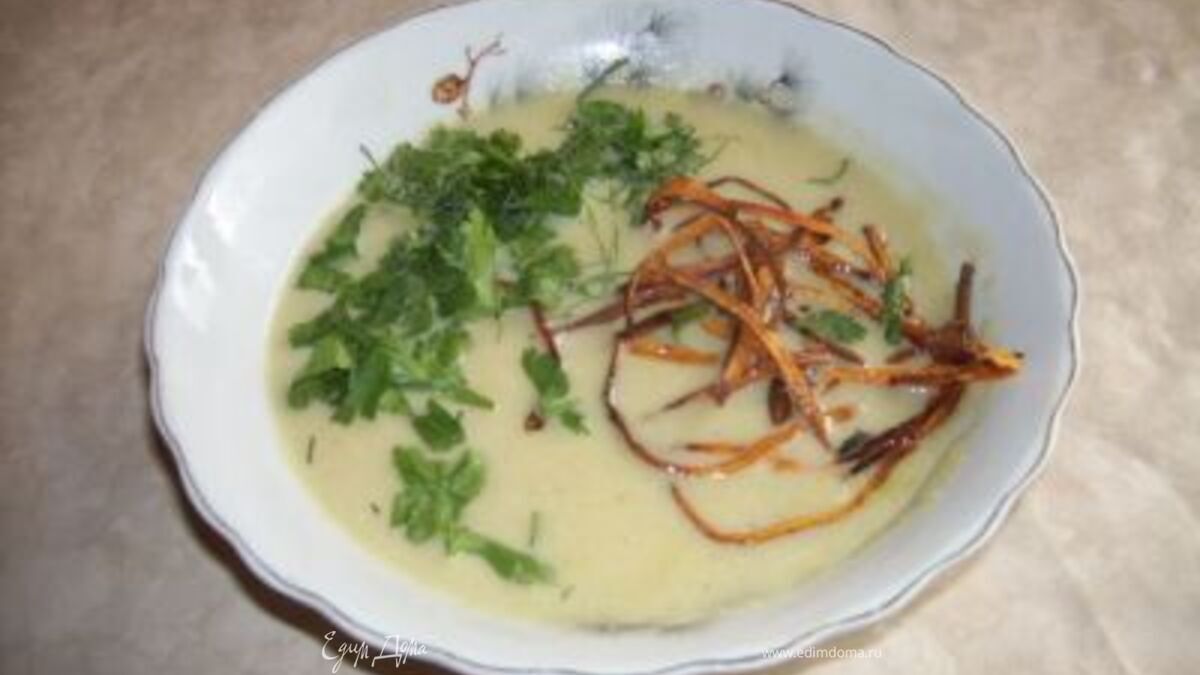 Суп-пюре из кабачков