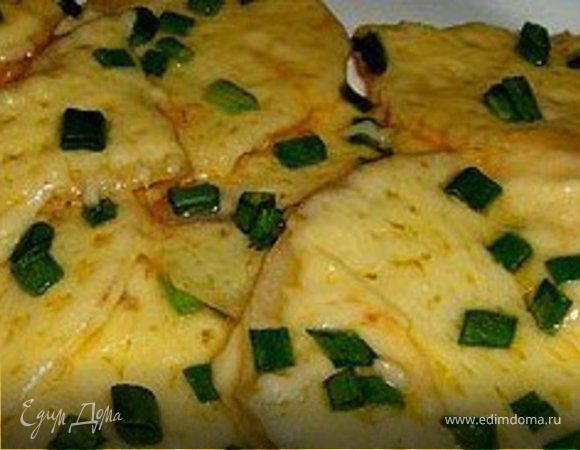 Жареный картофель под сулугуни Жареный картофель под сулугуни