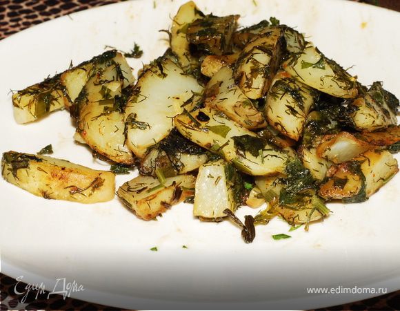 Картофель жареный «по-македонски» Картофель жареный «по-македонски»