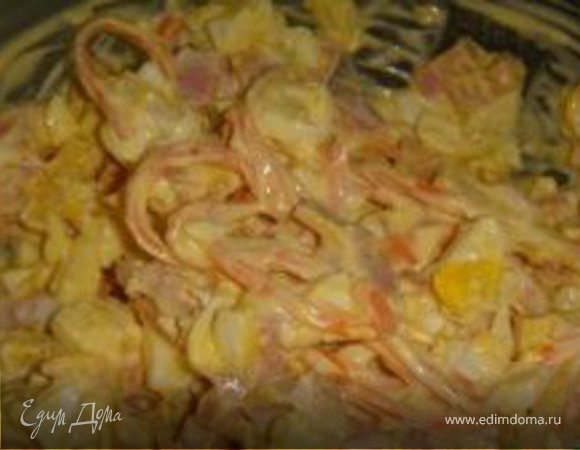 Салатик с чипсами