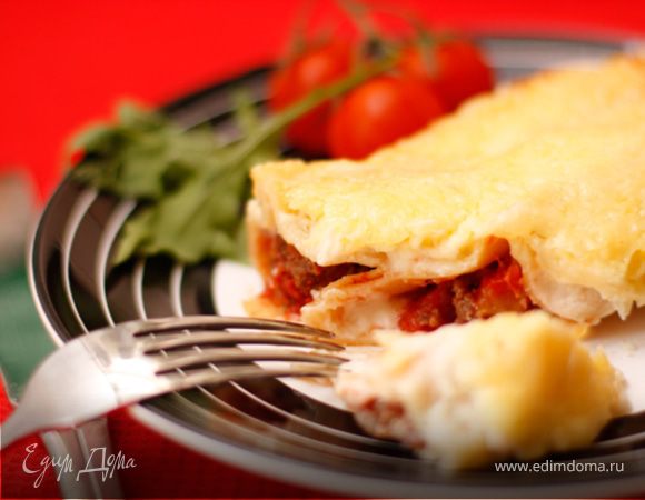 Каннелони с мясным фаршем 