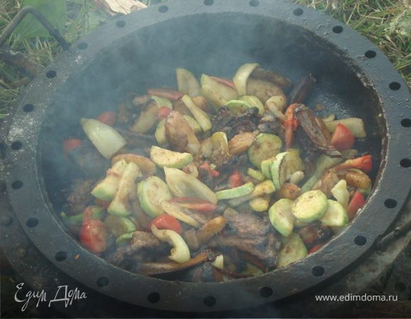 Овощная тарелка "На природе" Овощная тарелка "На природе"