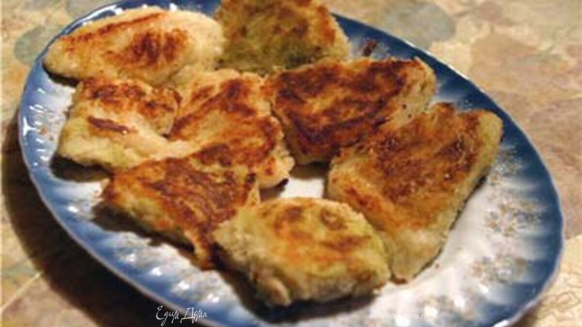 Шницель из молодой капусты