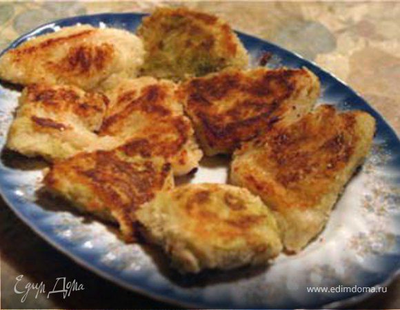 Шницель из молодой капусты