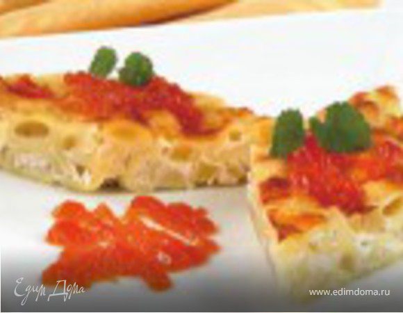 Детская яблочная запеканка