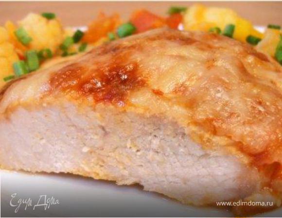 Свинина в сырной корочке