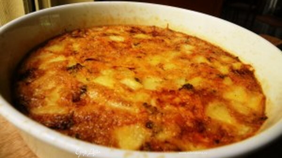 Омлет с семгой (Salmon Frittata)