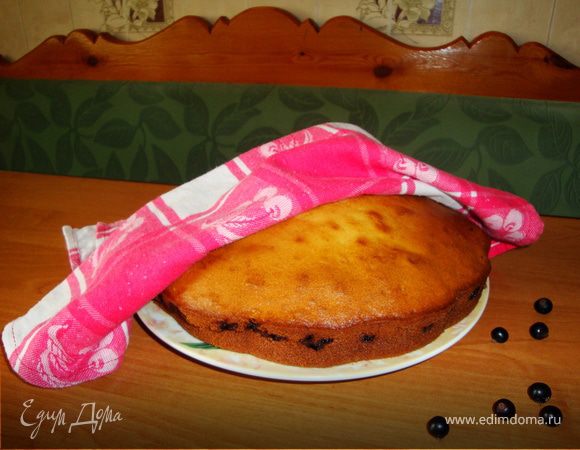 Пирог с черной смородиной Пирог с черной смородиной