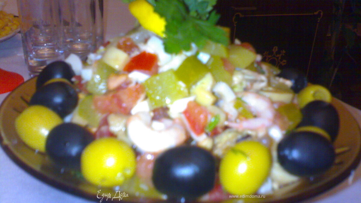 Салат из морепродуктов_