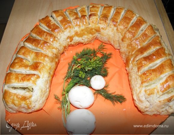 "Подкова" с картофелем и грибами