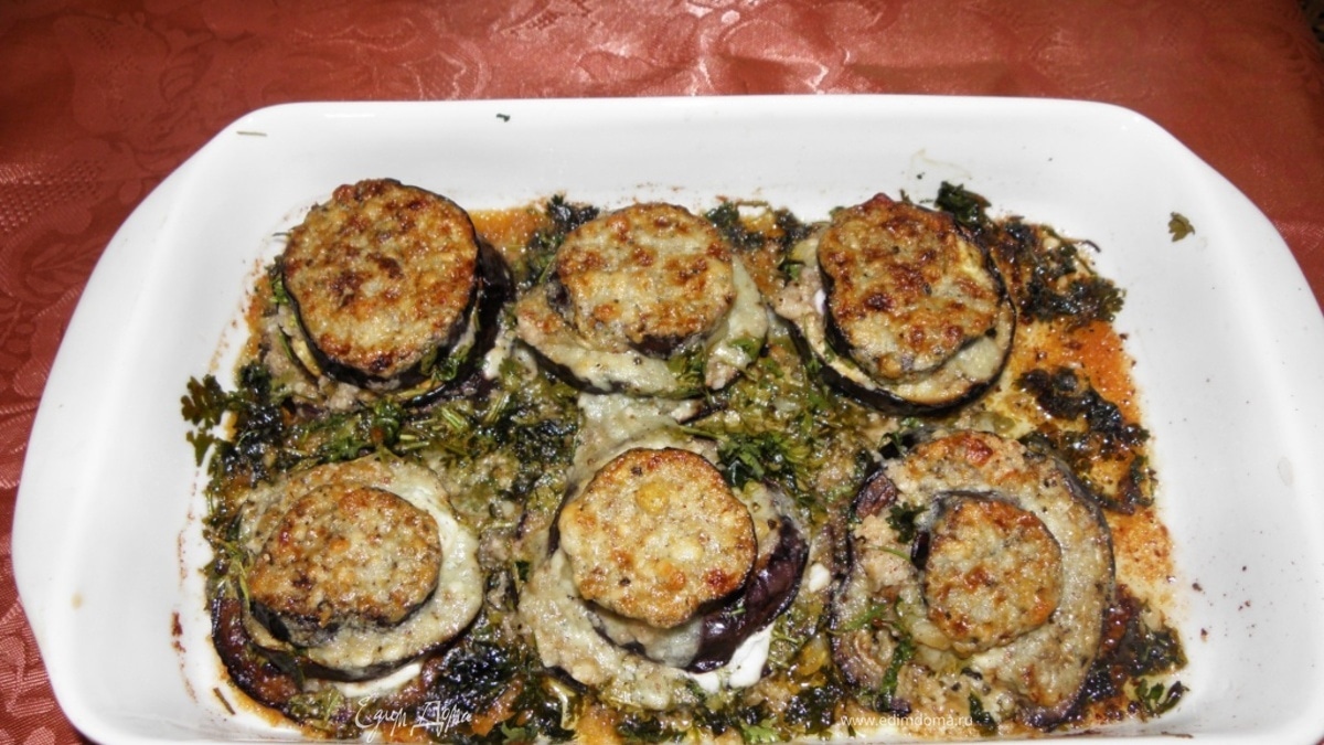 Баклажаны с рокфором