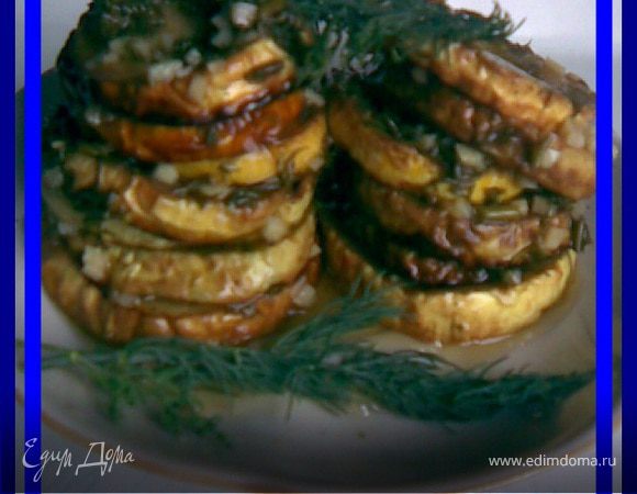 Жареные кабачки а маринаде Жареные кабачки а маринаде