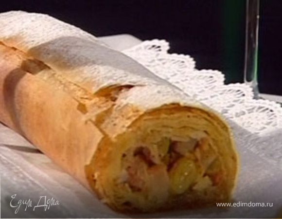 Штрудель яблочный