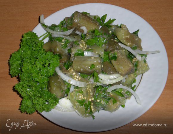 Закуска из маринованных баклажанов Закуска из маринованных баклажанов