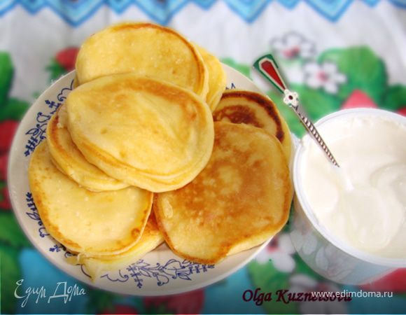 Творожные оладушки