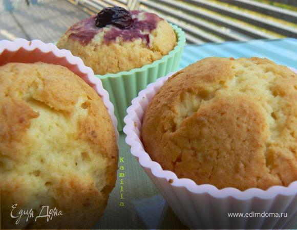Творожные маффины с лимоном Творожные маффины с лимоном