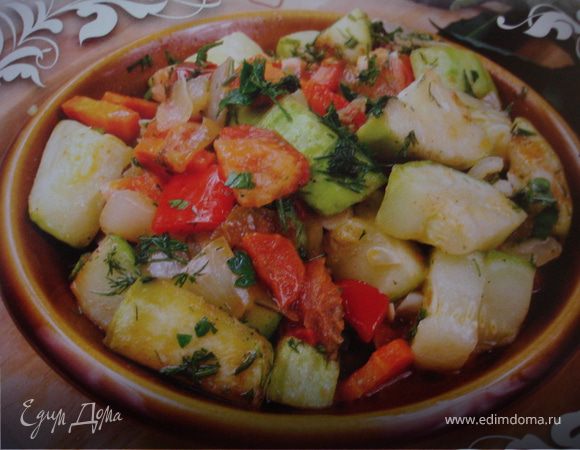 Овощное рагу с грибами