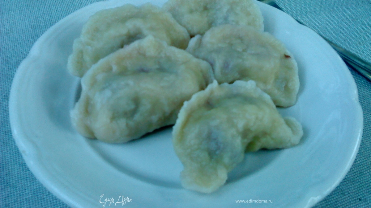 Дачные вареники с вишней