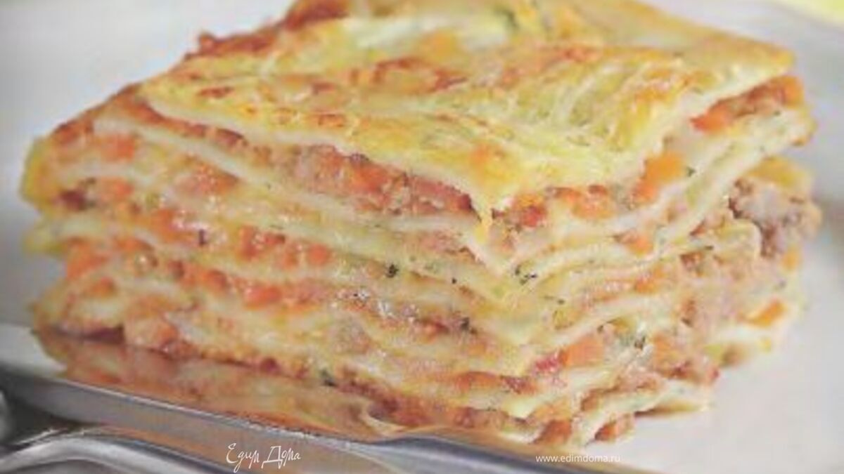 Лазанья с крапивой