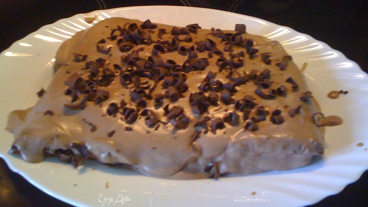 Бананово-кофейный торт