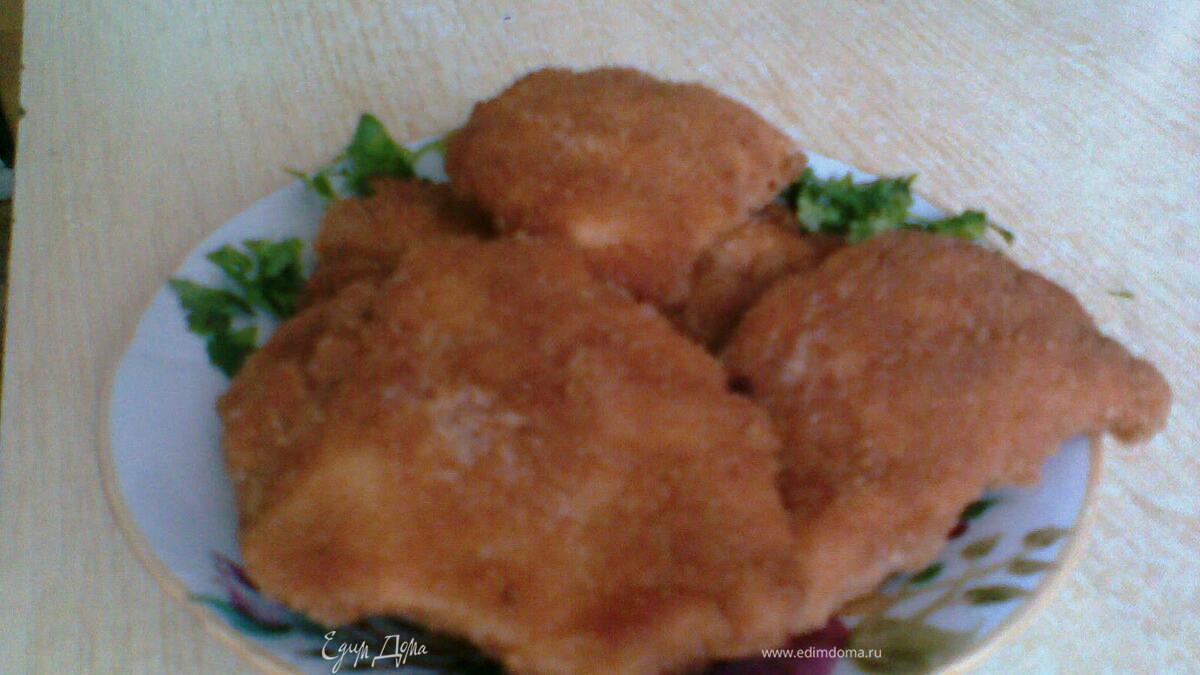 Куриное филе в крекерах