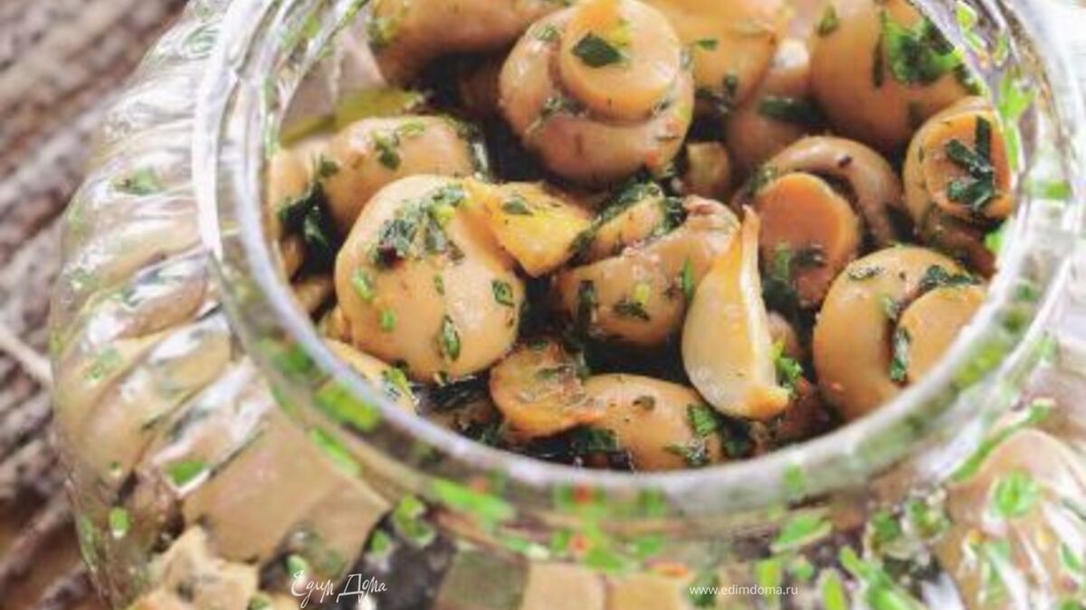 Пряные шампиньоны под водочку