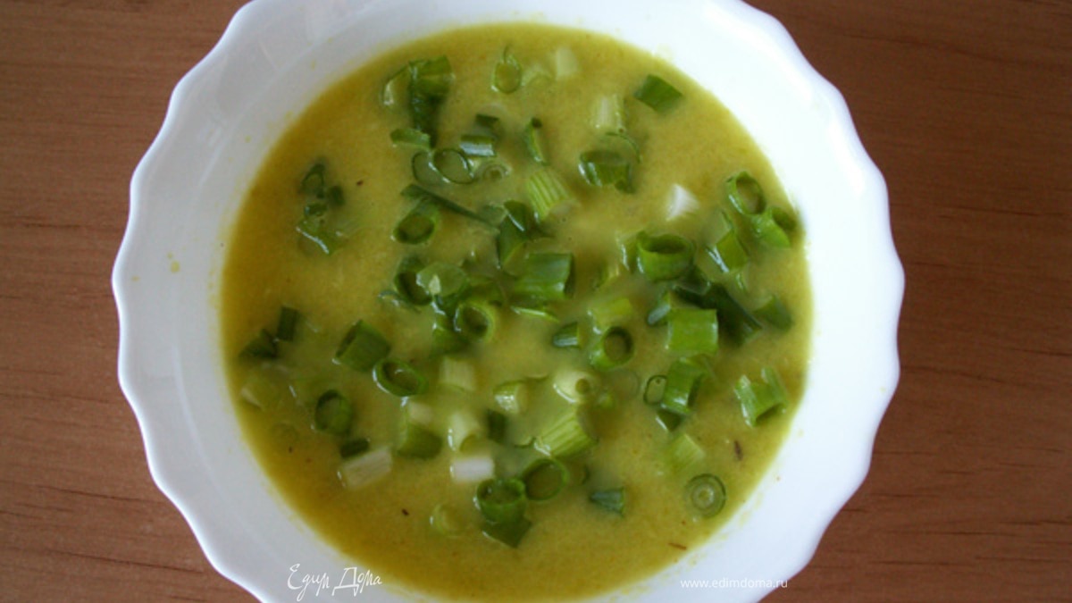 Суп из кабачков и лимона.