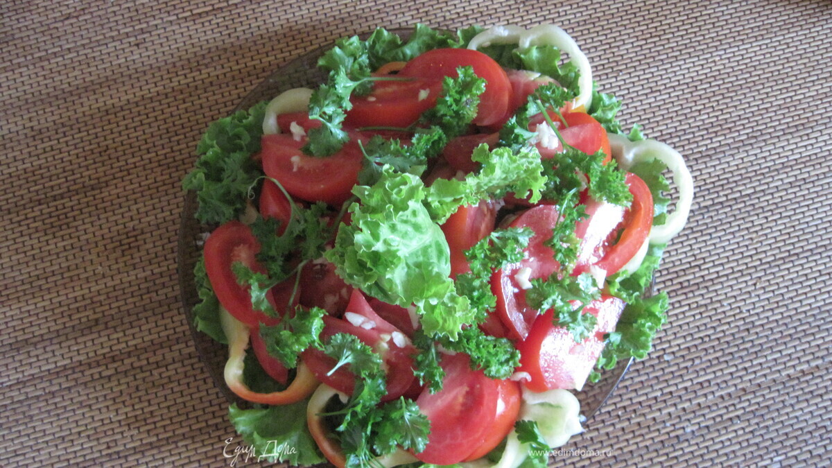 "Краски лета" овощной салат