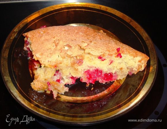 Французский торт с малиной и белым шоколадом