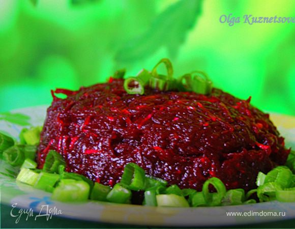 Салат из свеклы и огурцов