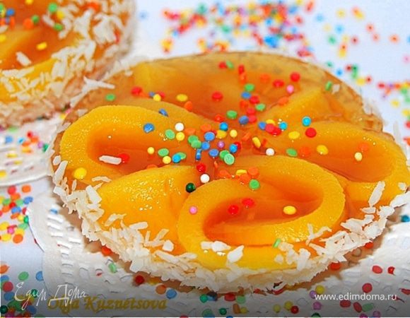 Десерт из персиков