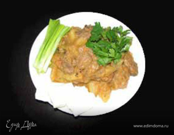 Картофель с мясом по-русски Картофель с мясом по-русски