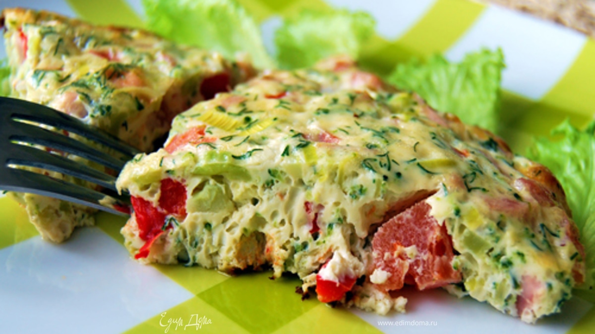 Омлет с овощами