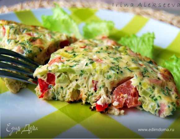 Омлет с овощами