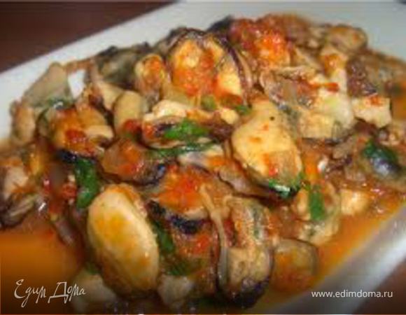 Мидии в летнем варианте Мидии в летнем варианте